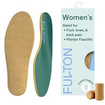 Insertos para sapatos Fulton Custom Molding Cork para mulheres, tamanho 7,5-8