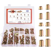 Insertos roscados para madeira 191 unidades 1/4-20, 5/16-18, 3/8-16