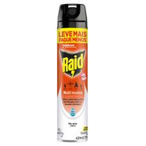 Inseticida Aerossol Multi-Inseto Raid à Base de Água 420ml Leve Mais Pague Menos