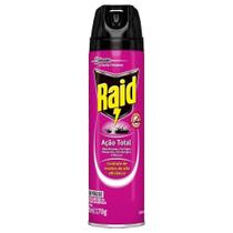 Inseticida Aerossol Raid Ação Total 285ml - Embalagem com 12 Unidades Inseticida Aerossol Raid Ação Total 285ml - Embalagem com 12 Unidades