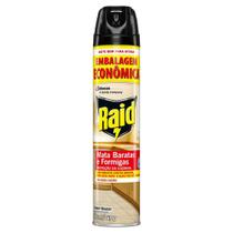 Inseticida Aerossol Raid Mata Baratas e Formigas Tripla Ação 420ml