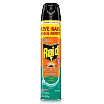 Inseticida Aerossol Raid Multi-insetos Base Água Eucalipto 420ml -Embalagem com 12 Unidades