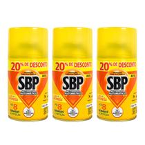 Inseticida Automático Sbp Multi Refil 250ml Citronela Kit 3 Inseticida Automático Sbp Multi Refil 250ml Citronela Kit 3