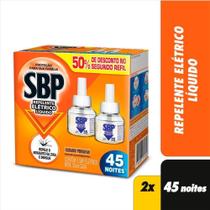 Inseticida Elétrico SBP Led Refil 35ml - Embalagem com 2 Unidades