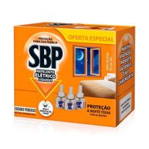 Inseticida Elétrico SBP Refil 32,9ml - Embalagem com 3 Unidades Inseticida Elétrico SBP Refil 32,9ml - Embalagem com 3 Unidades