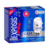 Inseticida Exposis Casa 30 Noites Aparelho+1 Refil 32,9ml Inseticida Exposis Casa 30 Noites Aparelho+1 Refil 32,9ml
