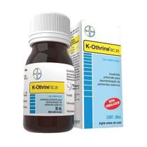 Inseticida K-Othrine SC 25 30ML Indicado Para Combate de Baratas Formigas E Moscas Em Ambientes - Bayer