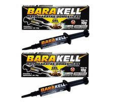 Inseticida Mata Baratas Barakell Gel 10g - Kit 2 Embalagens