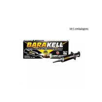 Inseticida Mata Baratas Francesinha Barakell Gel 10g - Kit 5 Inseticida Mata Baratas Francesinha Barakell Gel 10g - Kit 5