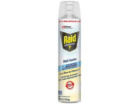 Inseticida Raid Aerossol Multi Insetos Essencial 420ml