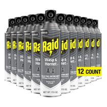 Inseticida Raid Mata Vespas e Marimbondos 496 ml Pacote com 12 Inseticida Raid Mata Vespas e Marimbondos 496 ml Pacote com 12