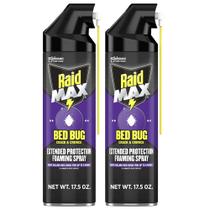 Inseticida Raid Max contra percevejos 2x517 ml espuma para frestas e fendas