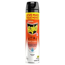 Inseticida Raid Multi insetos aerosol 420ml Contra moscas, pernilongos, baratas e formigas