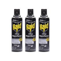 Inseticida Raid Spray Mata Vespas e Marimbondos 414 ml - Pacote com 3 Inseticida Raid Spray Mata Vespas e Marimbondos 414 ml - Pacote com 3