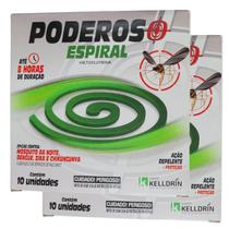 Inseticida Repelente Espiral Pernilongo Dengue 20 Unidades