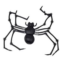 Inseto De Brinquedo Aranha Viúva Negra 20cm Terror Halloween