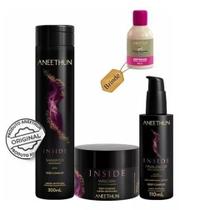 Inside Reconstrutor Shampoo + Mascara + Finalizador Aneethun Inside Reconstrutor Shampoo + Mascara + Finalizador Aneethun