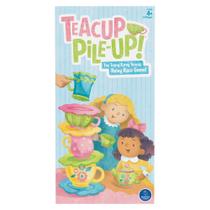 Insights Educacionais Teacup Pile-Up! Jogo de revezamento, jogo de tabuleiro pré-escolar, presente para meninos e meninas com mais de 4 anos