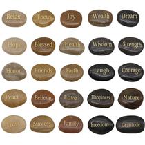 Inspirational Stones BiGotters 25 palavras diferentes com bolsa Inspirational Stones BiGotters 25 palavras diferentes com bolsa