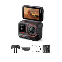 Insta360 Ace Pro 2 Pacote com Bateria Única - Câmera de Ação à Prova d'Água 8K Co-desenvolvida com Leica, Sensor 1/1.3", Chip Duplo de IA, Excelente Desempenho em Baixa Luminosidade, Áudio Superior, Tela Flip e Edição por IA para Vlogs