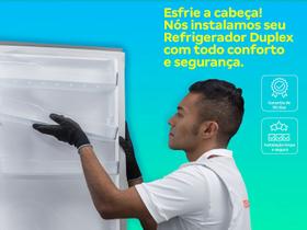 Instalação de refrigerador duplex Instalação de refrigerador duplex