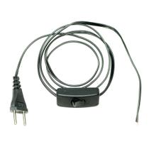 Instalação Rabicho C/ Interruptor Abajur 1,00mt + Tomada