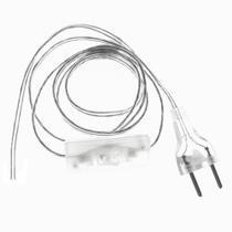 Instalação Rabicho C/ Interruptor Abajur Cristal 1,50mt + Tomada Instalação Rabicho C/ Interruptor Abajur Cristal 1,50mt + Tomada