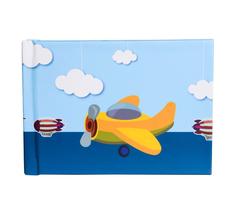 Instalivro 15x21 Álbum Autocolante Horizontal para 20 fotos AVIÃO Infantil Bebê