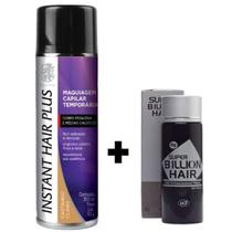 Instant Hair Plus 300ml + Super Billion Hair 8g - Castanho Claro