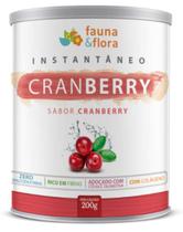 Instantaneo Zero Malto Cranberry Sabor Cranberry 200G - Fauna E Flora