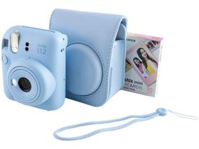 Instax Mini 12 Fujifilm Azul Candy Flash - Automático com Pack com 10 Filmes