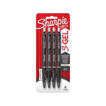 Instrumento de Escrita Sharpie S-Gel BOLDPT Preto 4 Unidades
