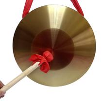 Instrumento de gongo RUIMIMI em latão tradicional chinês 42 cm com martelo Instrumento de gongo RUIMIMI em latão tradicional chinês 42 cm com martelo