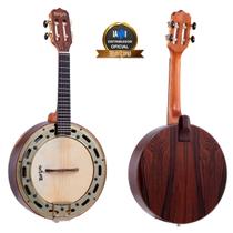 Instrumento de Samba Banjo Elétrico Rozini Jacarandá Rj12 Elnj