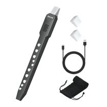 Instrumento eletrônico de sopro KONIX DC02 Pro com 10 tons de preto