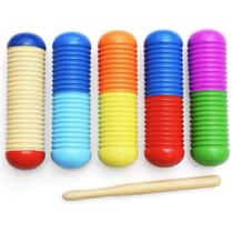 Instrumento Musical Chocalho Reco Infantil 14 CM - Sortido - Toy Mix Instrumento Musical Chocalho Reco Infantil 14 CM - Sortido - Toy Mix