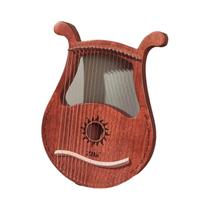Instrumento Musical De Alta Qualidade De Harpa De Lira De Mogno De 19 Cordas Com Corda Sobressalente