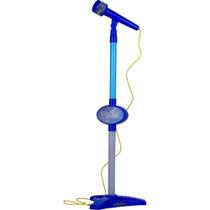 Instrumento Musical Microfone Azul C/SOM/LUZ - Bee TOYS Instrumento Musical Microfone Azul C/SOM/LUZ - Bee TOYS
