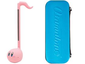 Instrumento musical Otamatone Kirby com estojo rígido azul fosco 27 cm Instrumento musical Otamatone Kirby com estojo rígido azul fosco 27 cm