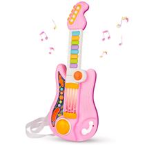 Instrumento musical TWFRIC Kids 2 em 1: Guitarra elétrica com piano