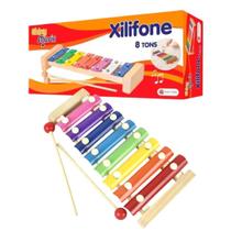 Instrumento Musical Xilofone Infantil 8 Tons Music