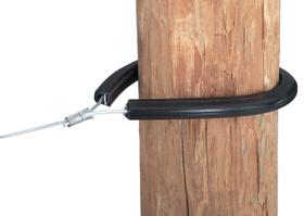 Insulator Dare 184810 Tubular Corner End Poste preto, pacote com 10 Insulator Dare 184810 Tubular Corner End Poste preto, pacote com 10