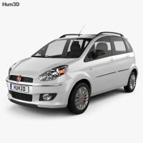 Insulfilme Automotivo Recortado Fiat Idea de 2005 a 2016.