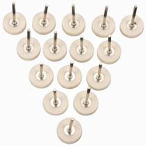 Insumos Micro Retífica Disco Escova Lixa Haste Corte Aço Feltro Ferramenta Ourives Joalheiro compatível dremel beltec pano feltro algodão furadeira