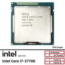 Intel Core usado processador CPU i7 3770K i7-3770K 3,5 GHz 8M 77W LGA 1155