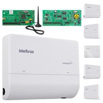 Intelbras PABX Central Telefônica Modulare Mais 2x4 Equipada com Placa DECT para Ramais Sem Fio e Placa DISA
