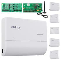 Intelbras PABX Central Telefônica Modulare Mais 2x8 Equipada com Placa DECT para Expansão até 5 Ramais Sem Fio