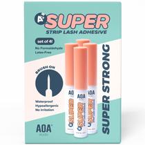 Intensificadores de cola para cílios AOA Studio 4 unidades de 5 mL Strip Lash Intensificadores de cola para cílios AOA Studio 4 unidades de 5 mL Strip Lash