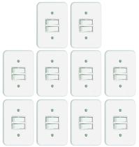 Inter 1 Tecla Simples + 1 Tecla Paralela Pollar Radial c/ 10
