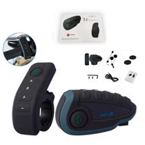 Inter Comunicador Moto Capacete V8 Controle Guidão